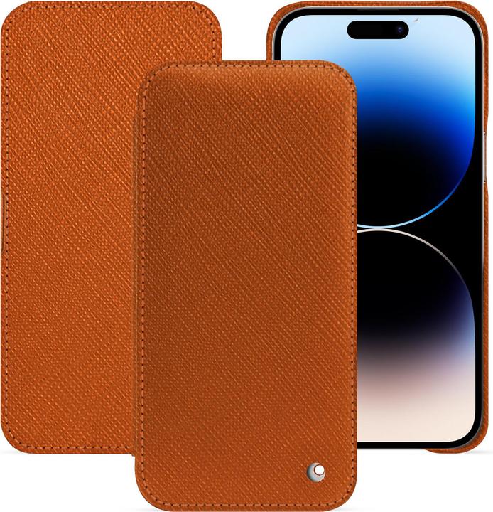 Actual product image Noreve Horizontal leather flap shell (Apple iPhone 15 Pro Max)