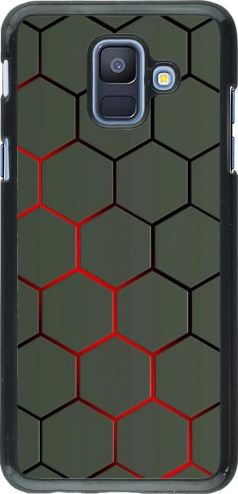 Image du produit PhoneLook Coque Geometric Line red (Samsung Galaxy A6)