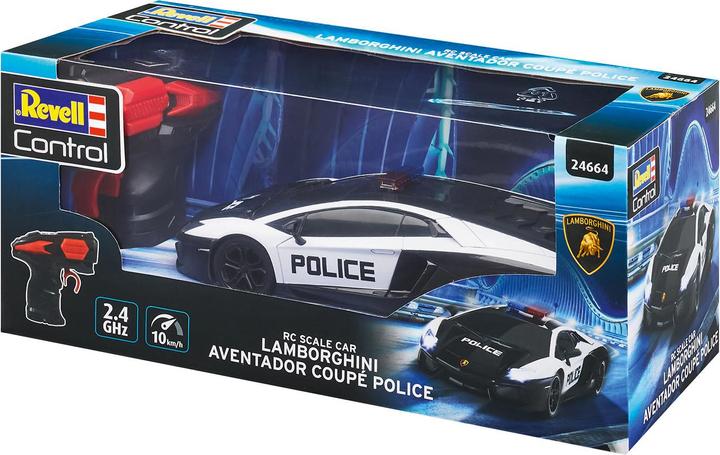 Actual product image Revell RC Lamborghini Aventador Police