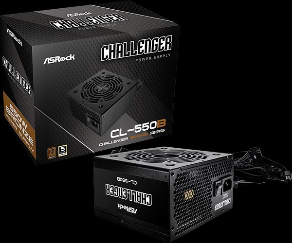 Image du produit AsRock power supply Challenger 550W Bronze (550 W)