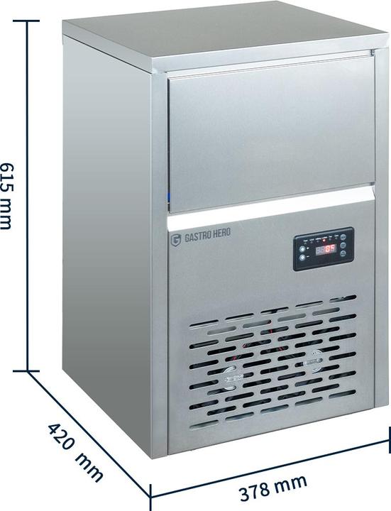 Produktbild Gastro Hero Vollwürfel Eisbereiter ECO
