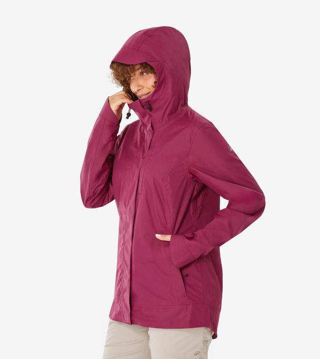 Produktbild Quechua Wanderjacke Damen wasserdicht - NH500 violett (M)