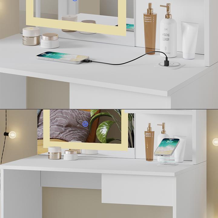 Actual product image Vicco Decorations with lighting (75 x 40 x 141.5 cm)
