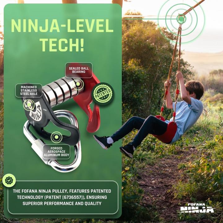 Image du produit Fofana Poulie Ninja Slackline (0.08 m)