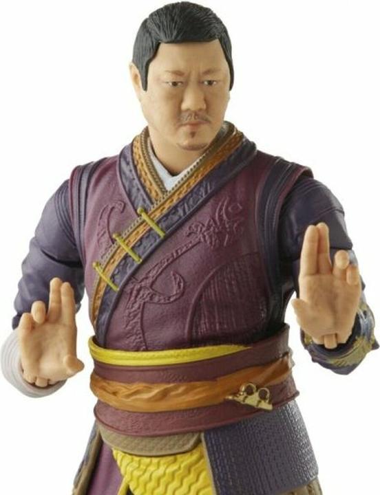 Actual product image Hasbro Legends Series Marvel's Wong Collectible Figure (15 cm), 4 Accessories and 1 Build-A-Figure Element
