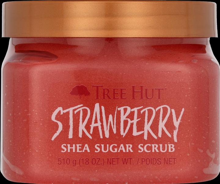 Immagine prodotto Tree Hut Scrub per il corpo allo zucchero di karitè e fragola 18 oz. (510 ml)