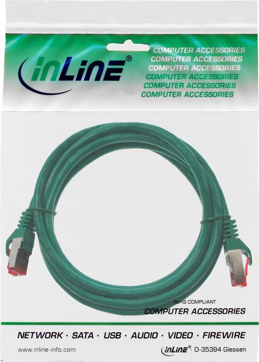 Produktbild InLine Patchkabel (S/FTP, CAT6, 3 m)