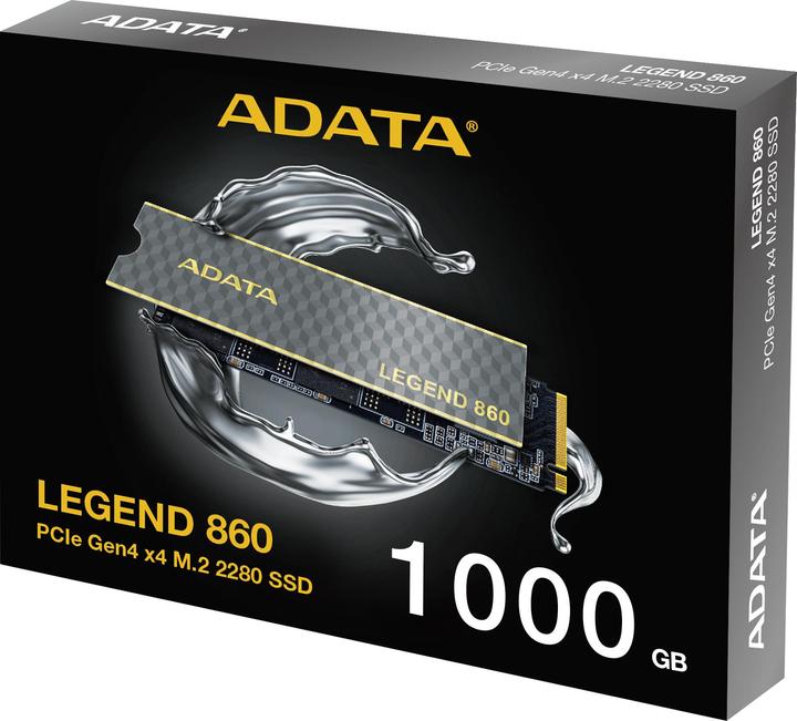 Actual product image Adata Dysk SSD LEGEND 860 1TB PCIe 4x4 6000/4000 MB/s M.2 (1000 GB, M.2 2280)