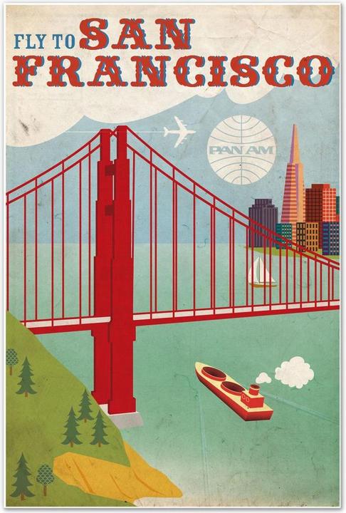 Immagine prodotto Vola a San Francisco (20 x 30 cm)