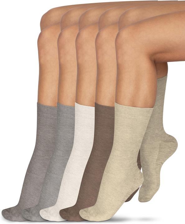 Produktbild Normani 10 Paar Gesundheitssocken mit hohem Baumwollanteil (10er Pack, 43 - 46)