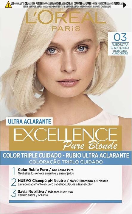 Immagine prodotto L'Oréal Paris EXCELLENCE cream ink #03 rubio ultra claro ceniza (#03 rubio ultra claro ceniza)