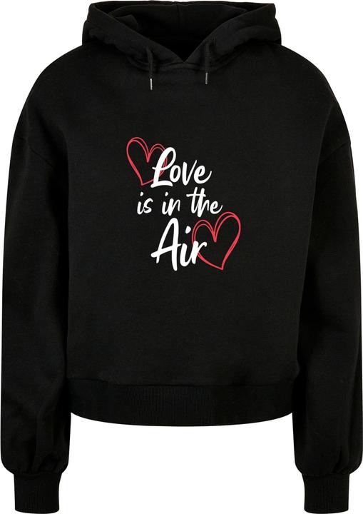 Produktbild Merchcode Ladies Valentines Day - Love is in the Air Organic Oversized Hoody - 113445 (XS)