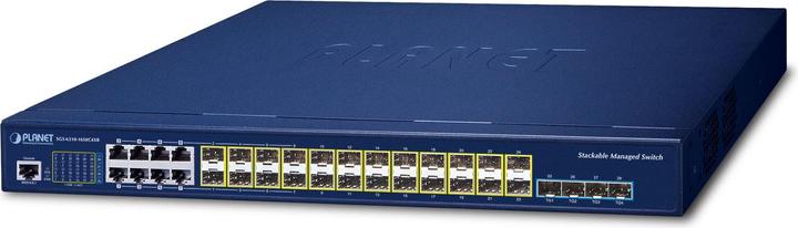 Immagine prodotto Planet L3 16*GE SFP 8*GE TP/SFP SFP+ SGS-6310-16S8C4XR (28 Porti)