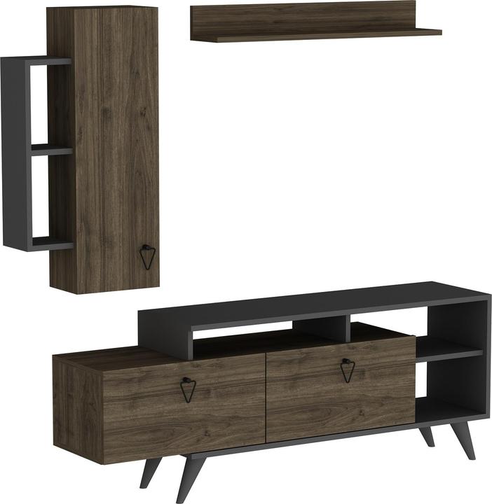 Noyer et anthracite