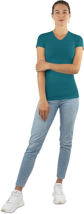 Actual product image Normani Figure-hugging V-neck T-shirt Siena - 8691 (M)