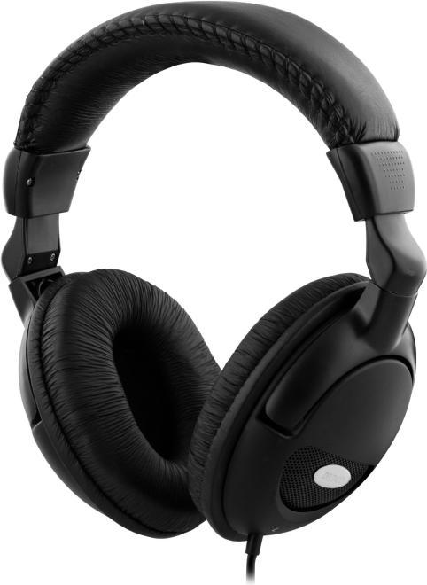 Productafbeelding Deltaco HL-8 hoofdtelefoon/hoofdtelefoon Draadgebonden Hoofdband Muziek Zwart (Bedraad)