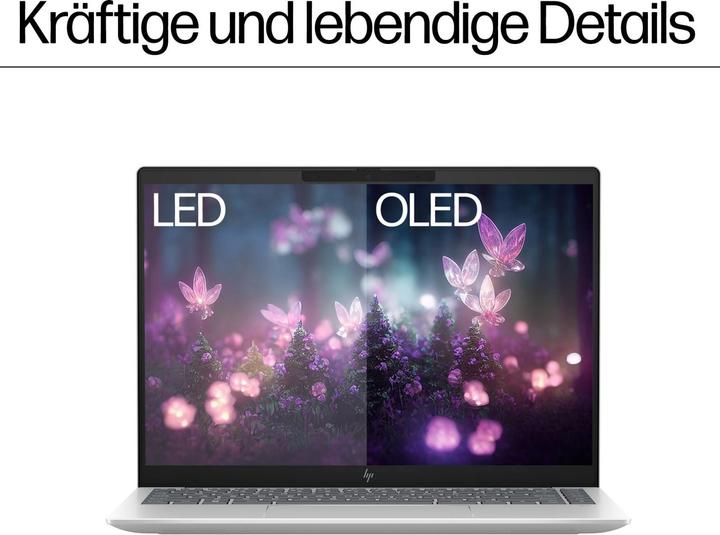 Produktbild HP Pavilion Plus 14-ey0175ng 14" 2.8k OLED 120Hz, AMD Ryzen 7 7840U, 16GB RAM, 1TB SSD, Windows 11 (14", 16 GB, 1000 GB, DE)