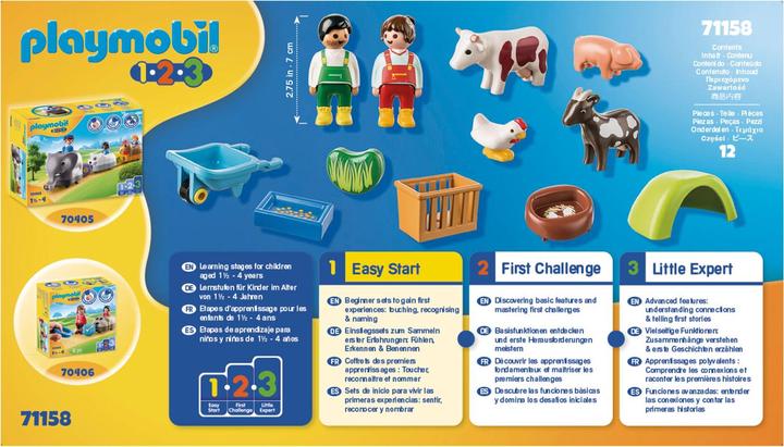 Produktbild Playmobil Bauernhof-Set (71158, Playmobil 1.2.3)