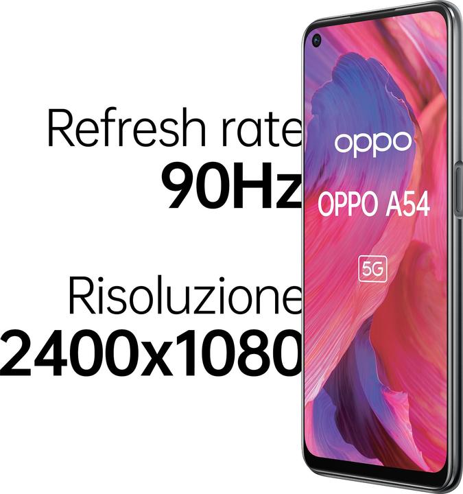 Actual product image OPPO A54 (64 GB, Fluid Black, 6.50", Dual SIM, 48 Mpx, 5G)