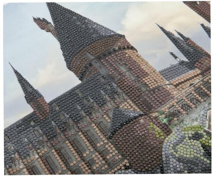 Actual product image Craft Buddy Hogwarts Castle canvas picture