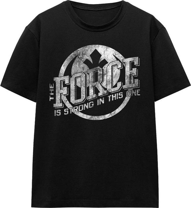 Actual product image Star Wars Unisex Adult The Force Is Strong T-Shirt (L)
