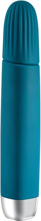 Actual product image Evolved Love Is Back - Super Slim Rechargeable Silicone Vibrating Wand - Teal