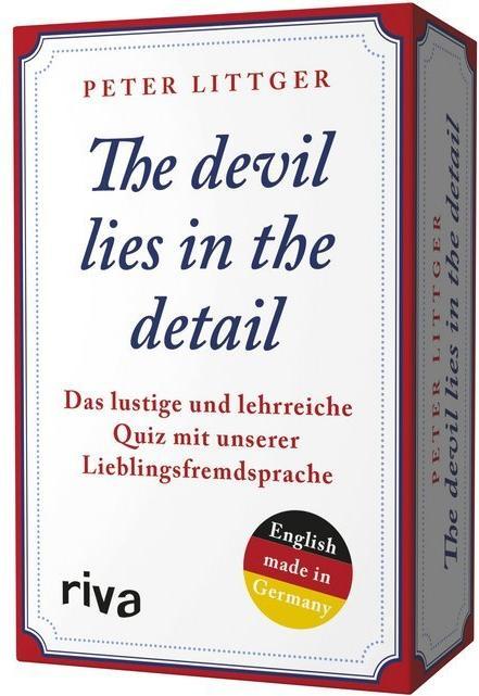 Actual product image The devil lies in the detail (German, English)
