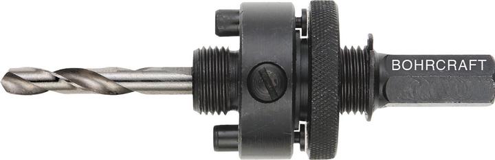 Bohrcraft Hole saw shank AS33 w. Centre drill for hole saw 32-210 mm (32-210 mm)
