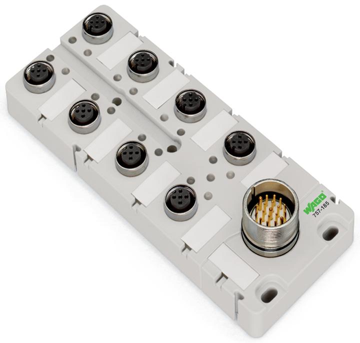 Image du produit Wago Boîtier capteur/actionneur passif Connecteur M12 (Répartiteur)