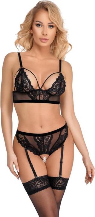 Produktbild Cottelli Collection BH und Slip schwarz XL (XL)