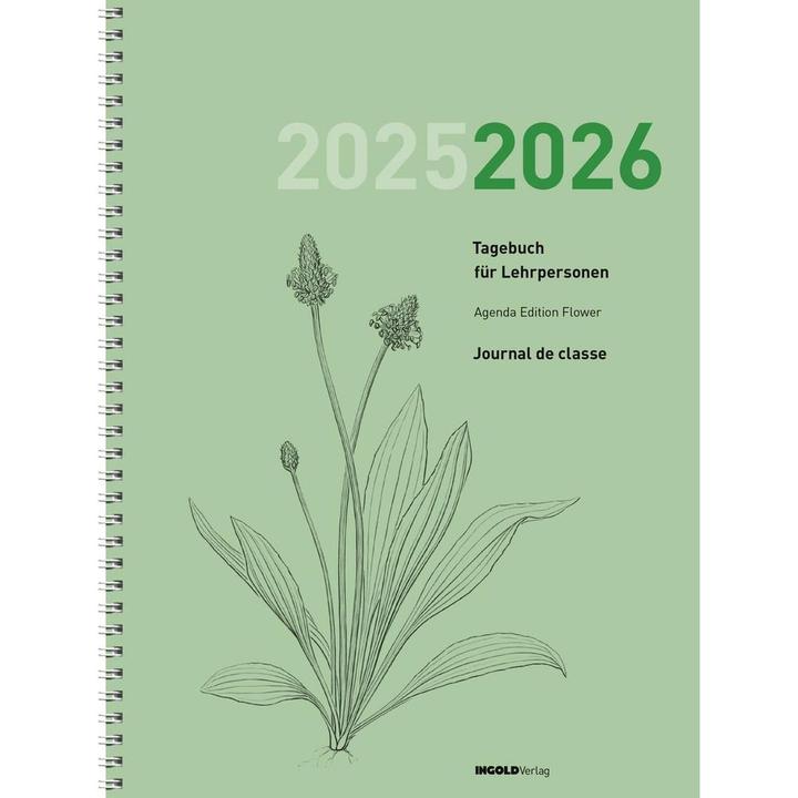 Produktbild Agenda Edition Flower 2025/26 (23 x 30.5 cm, Deutsch, Französisch)