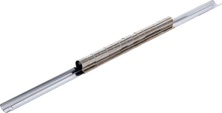 Actual product image BGS Socket Rail with 15 Clips 12.5 mm (1/2") (12.5 mm)