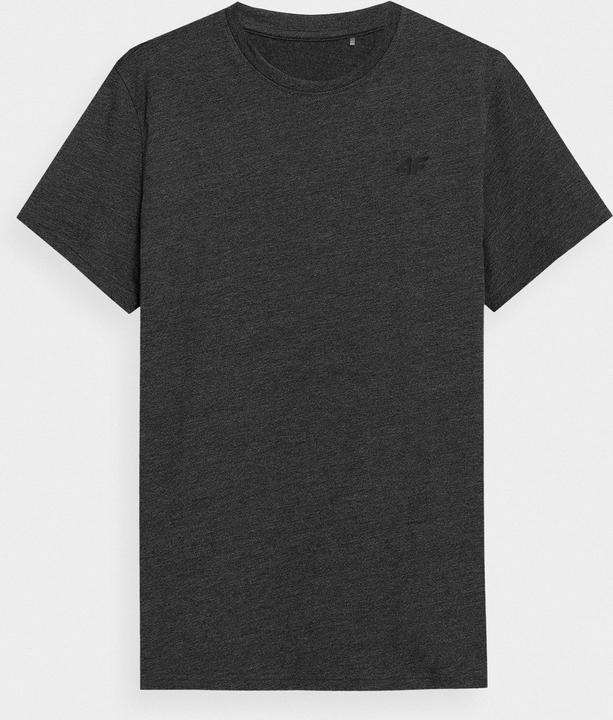 4F Tshirt Ciemny Szary Melanż TTSHM536 r. M (M)