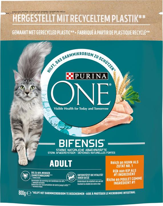 Image du produit Purina ONE Poulet et céréales complètes (Adulte, 1 pcs, 800 g)