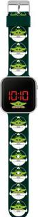 Produktbild Accutime LED-Kinderuhr The Mandalorian Baby-Yoda (grün), Digitaluhr mit LED-Anzeige für Uhrzeit u... (Digitaluhr, 37 mm)
