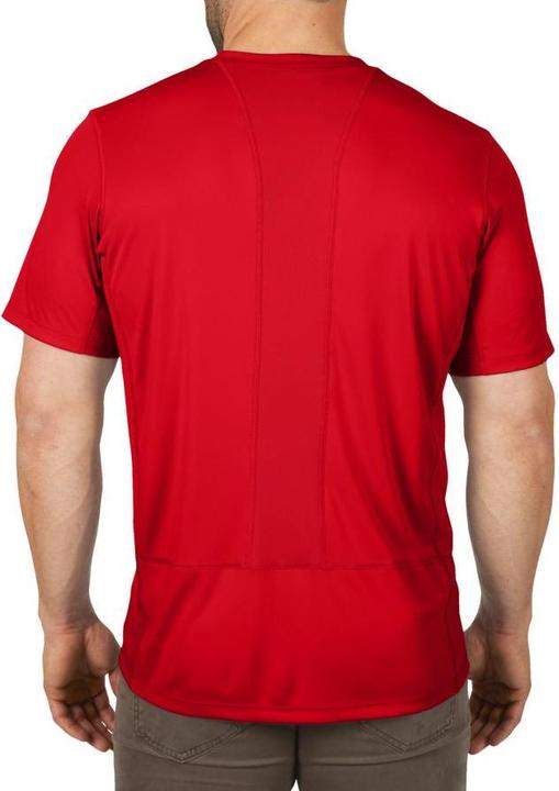 Image du produit GCS T-shirt de travail à manches courtes, léger - Rouge Wwssrd-L (L)