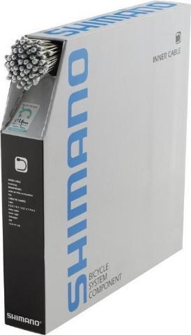 Actual product image Shimano MTB/Road shift cable stainless steel 2.100mm 100 pieces