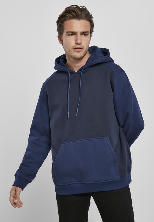 Actual product image Urban Classics 2-Tone Fake Raglan Hoody (S)