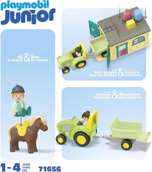 Immagine prodotto Playmobil Avventura nella fattoria dei trattori (71656)
