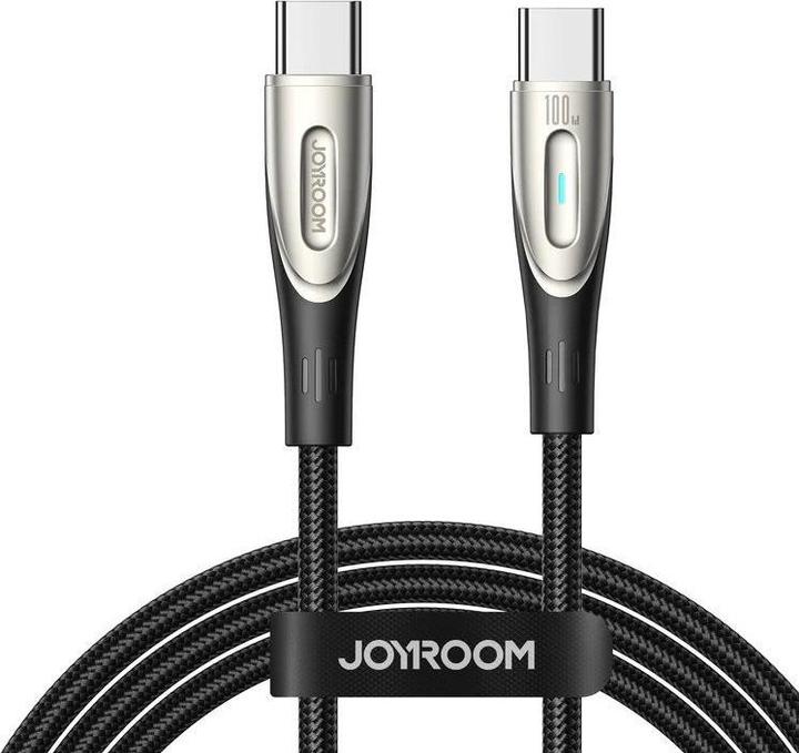 Produktbild Joyroom Star-Light Series SA27-CC5 USB-C / USB-C-Kabel 100 W 2 m – schwarz (1 m, USB 1.0)