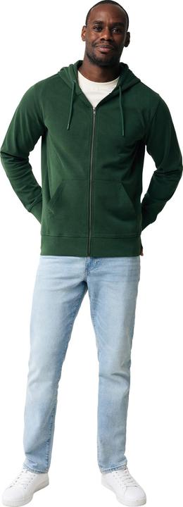 Actual product image Universal Textiles Unisex Adult Abisko Recycled Cotton Full Zip Hoodie (XS)