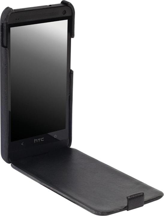 Produktbild Krusell Tumba Slimcover - Schutzhülle für Mobiltelefon - Leder - klassisch schwarz - für HTC One (OnePlus X)