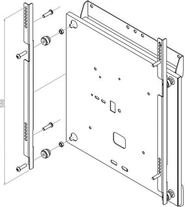 Produktbild Hagor Montagekomponente (2 Adapterleisten) für LCD-Display