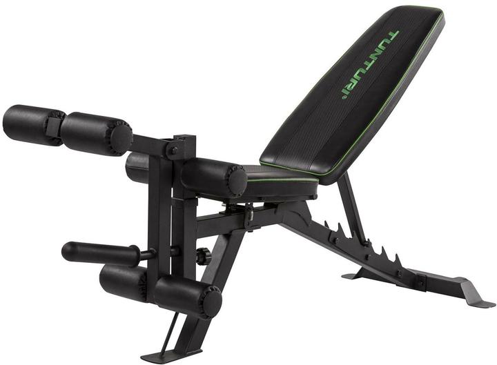 Tunturi Verstellbare Hantelbank mit Bauch- und Beintrainer UB60