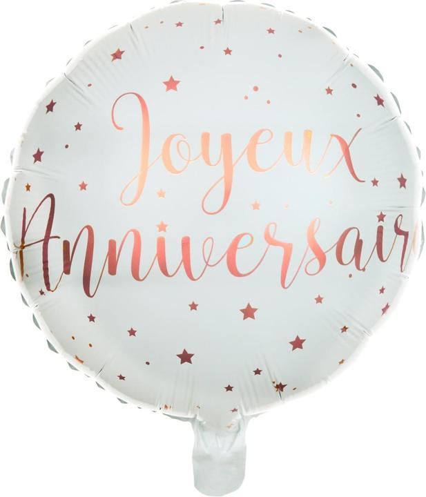 Produktbild Santex Joyeux Anniversaire Ballon Rosegold 45cm
