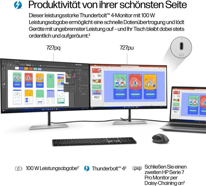 Image du produit HP 727pu Écran d'accueil (2560 x 1440 pixels, 27")