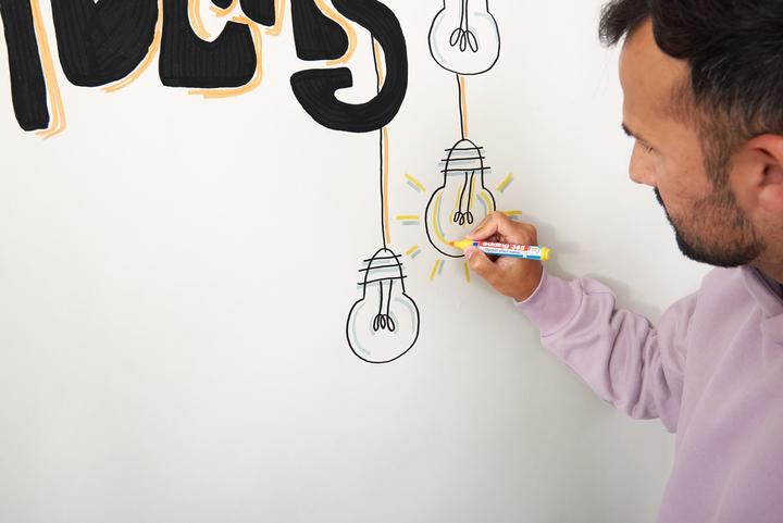 Produktbild Edding 385 - Flipchartmarker (Grau, 5 mm, 1 x)