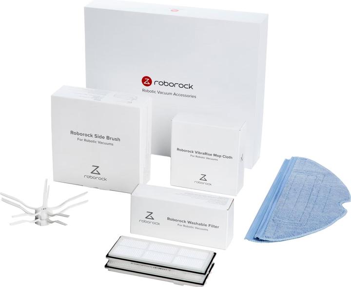 Roborock Zubehörset mit 2x Seitenbürste/ 2x Filter/ 2x Wisch-Mopp für S7