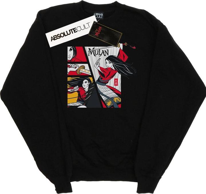 Disney Mulan Movie Comic Style Sweatshirt Jungen