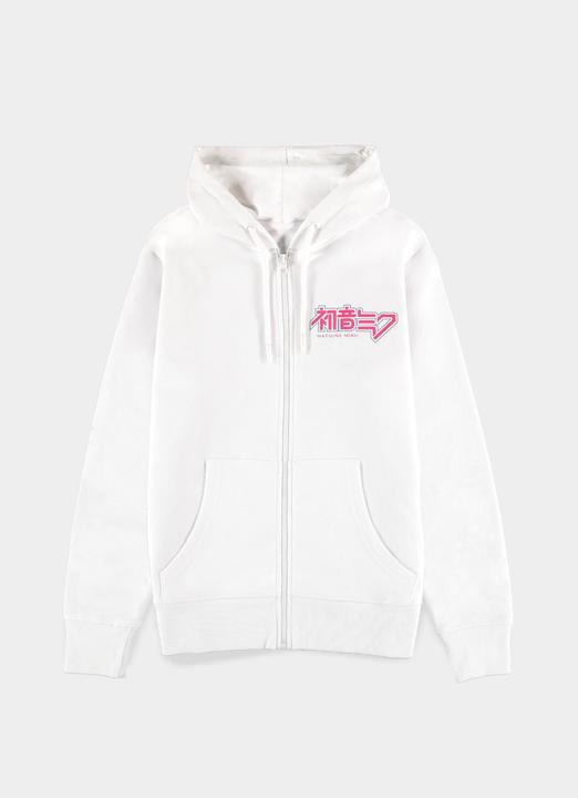 Immagine prodotto Difuzed Hatsune Miku - Felpa con cappuccio con zip da donna (tasca a canguro) - M (M)